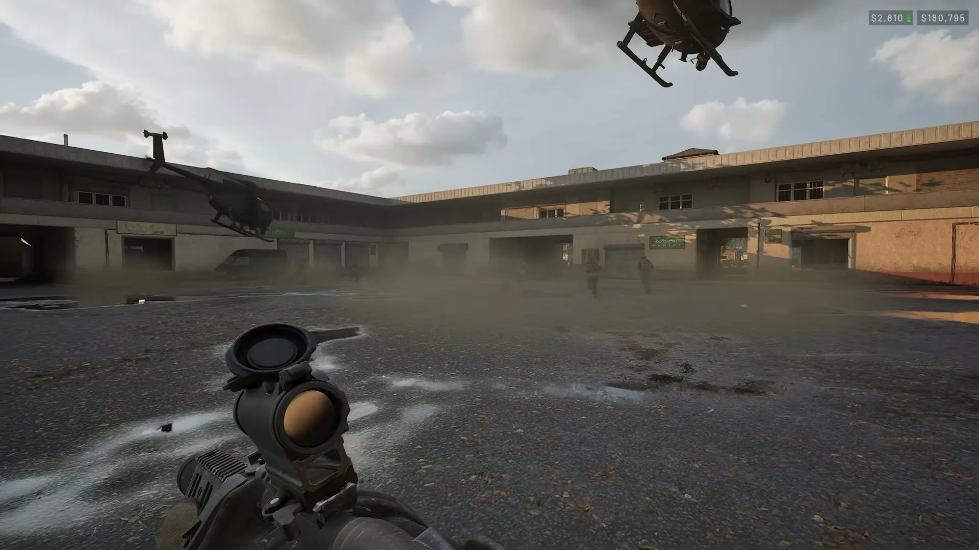 WARDOGS infantry entering a low industrial compound